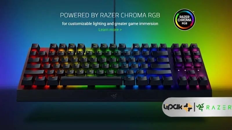 تصویری از قابلیت نورپردازی ویژه ریزر Razer RGB Chroma