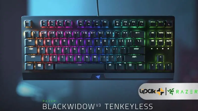 تصویری از طراحی Razer BlackWidow V3 Tenkeyless