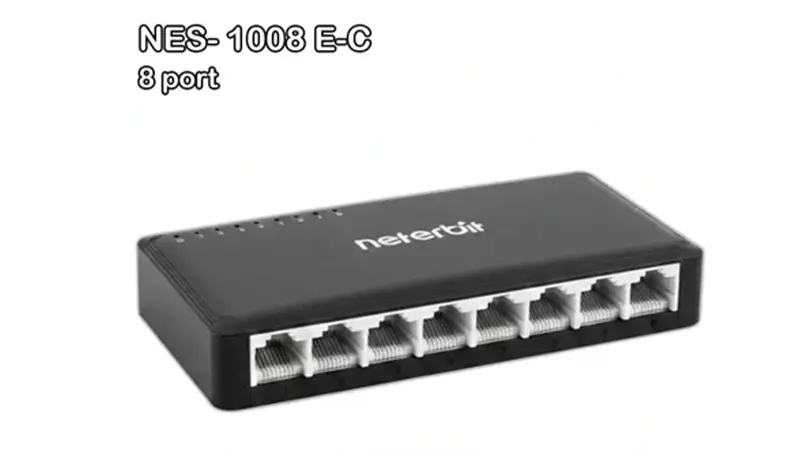 عکسی از پورت های NES-1008E-A