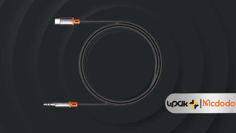 کابل تبدیل مکدودو مدل Mcdodo CA-0820 USB-C to AUX با طول 120 سانتیمتر
