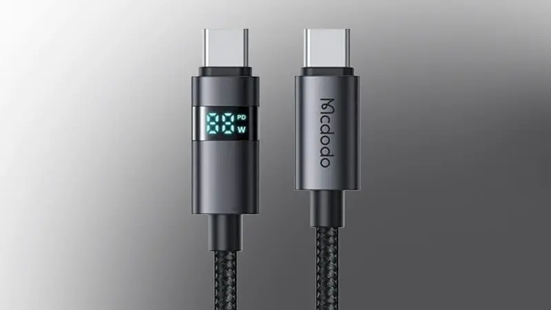 عکس کابل شارژ مک دودو CA-5610 USB-C To USB-C با طول 1.2