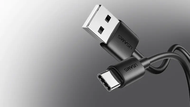 عکس کابل شارژ USB-A to USB-C یوسمز US-SJ708