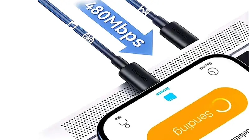 سرعت انتقال اطلاعات US-SJ711 برابر با 480 مگابیت بر ثانیه