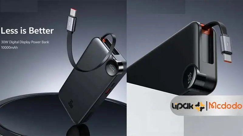 تصویری از طراحی Mcdodo MC-3870-10000mAh Power Bank