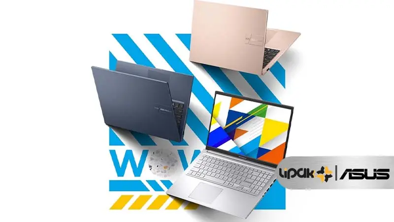تصویری از طراحی و تنوع رنگی Vivobook X1504VA-BQ2528