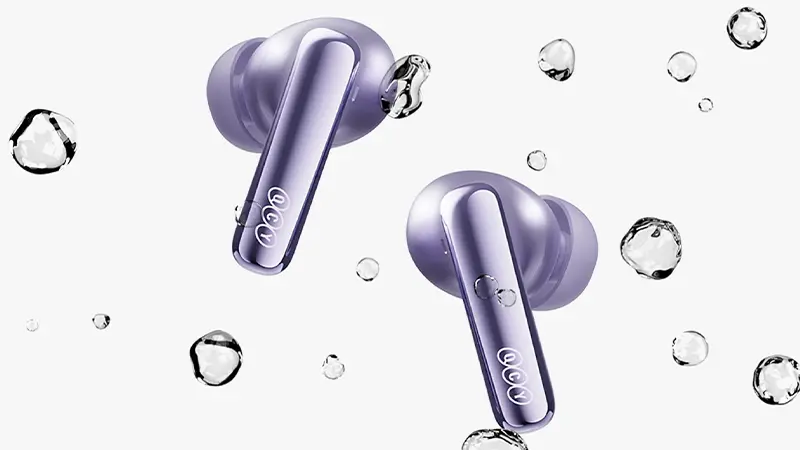 مقاومت IPX5 در برابر پاشش آب و عرق هندزفری MeloBuds N70
