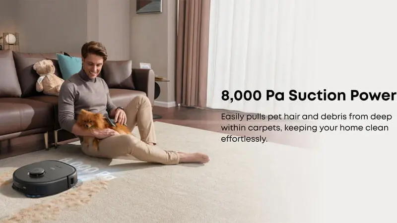 عملکرد جارو رباتیک Eufy Omni X10 Pro