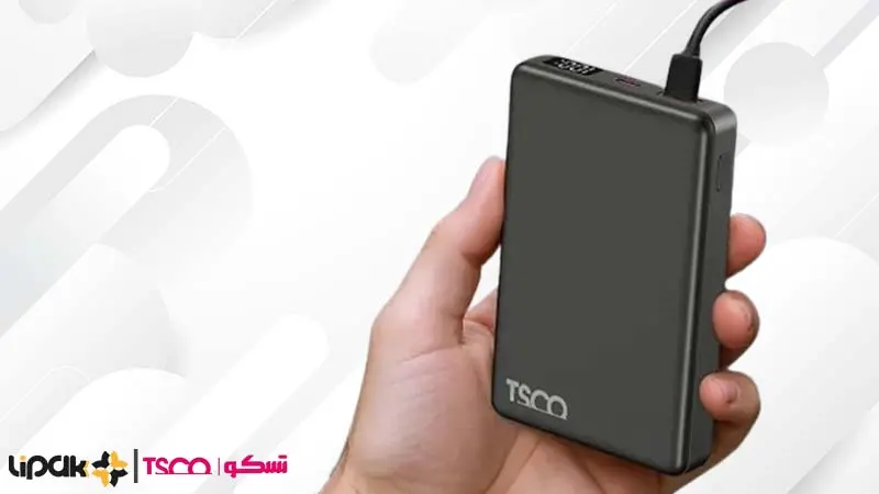 پاوربانک تسکو مدل TP 1008W ظرفیت 10000 میلی‌آمپر‌ ساعت
