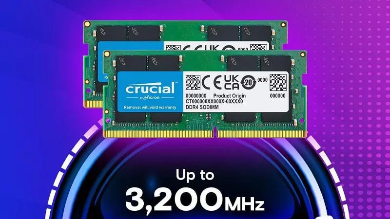 عملکرد رم DDR4-3200 کروشیال