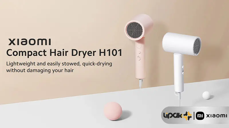 تصویری از سشوار یون منفی شیائومی مدل Mijia Compact Hair Dryer H101