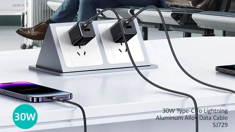 کابل شارژ USB-C به لایتنینگ یوسمز SJ729