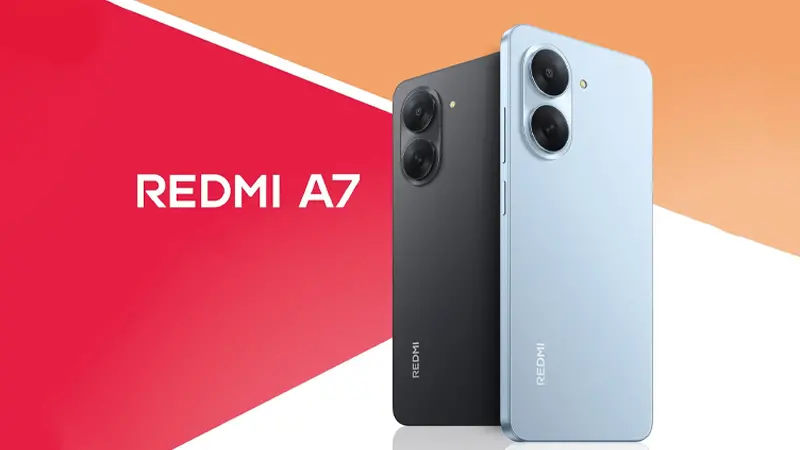 عکسی از Xiaomi Redmi A7 4G در دو زنگ مشکی و آبی