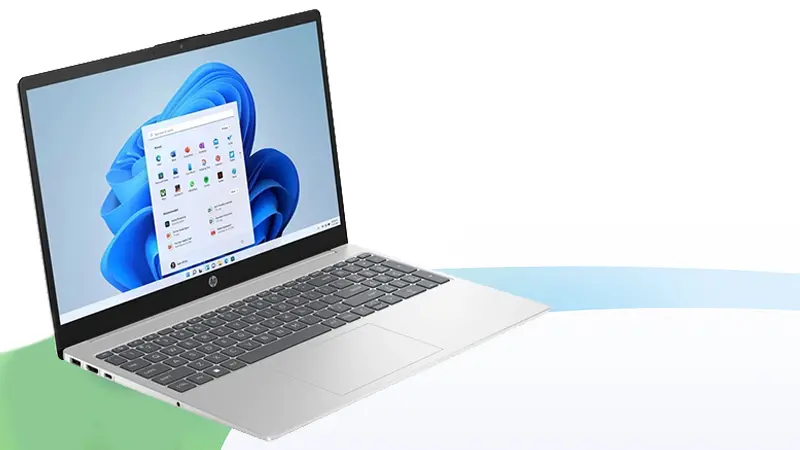 عکس لپ تاپ 15.6 اینچی اچ پی FD0174nia Core i7 1355U از زاویه کناری